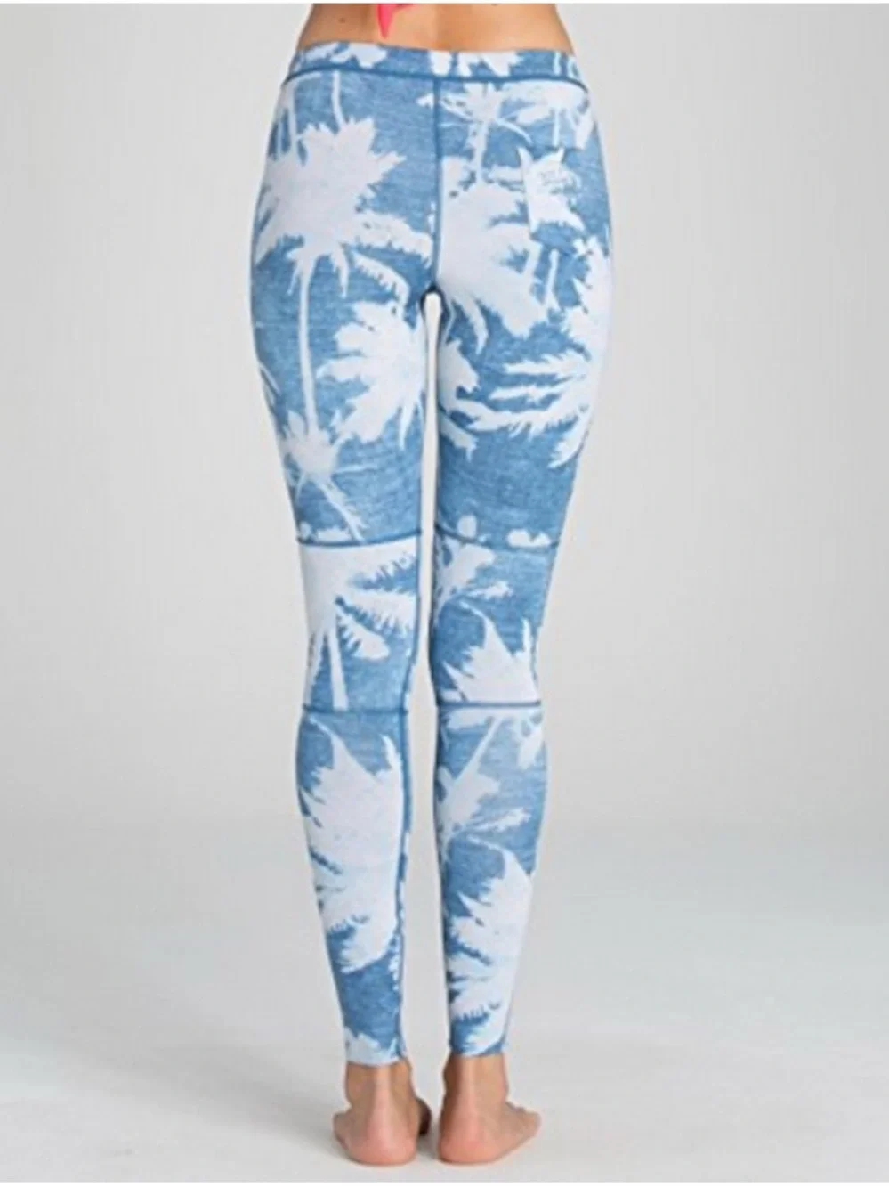 Billabong surf capsule blue palm tree surf legging 2 XS